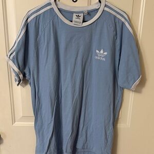 Adidas Men's Light Blue Short Sleeve Tee